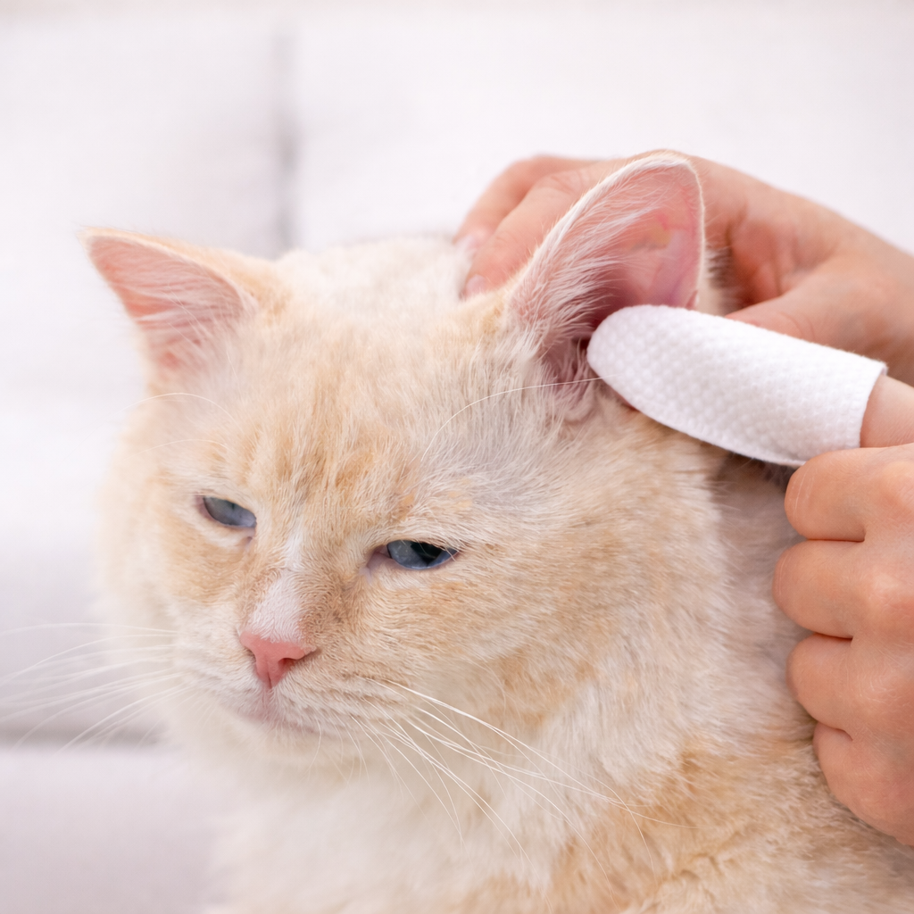 Pet Ear Cleaning Finger Wipes – Remove Wax, Dirt & Odor in Seconds